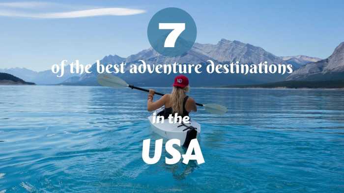 Adventure places in USA