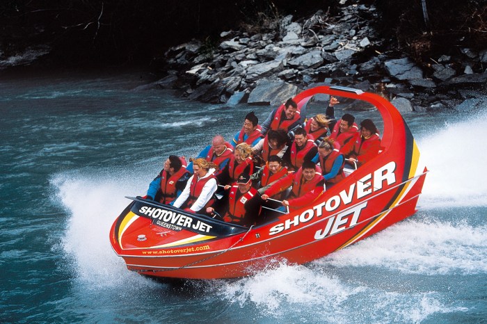 Zealand queenstown shotover jet river do boating adventure tourism things jetboating boat activities nz little thrill seeking trip map credit