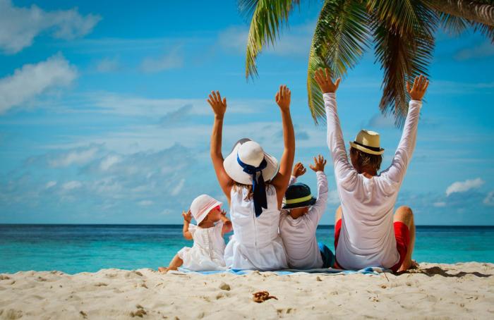 Holiday family abroad first three years saving