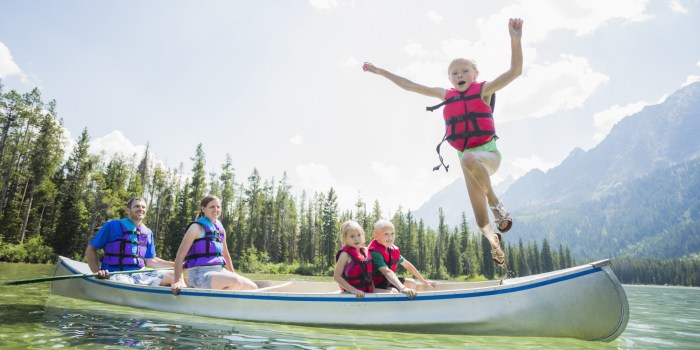 Outdoor vacations with kids