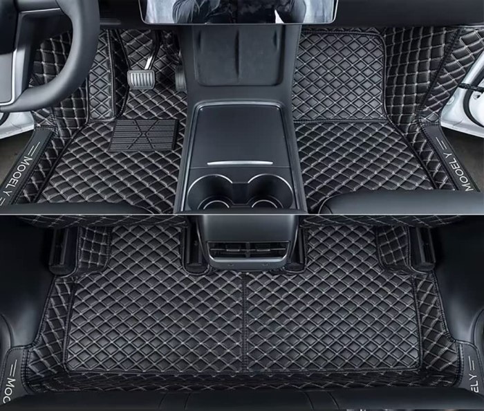 All-weather floor mats for Tesla Model X