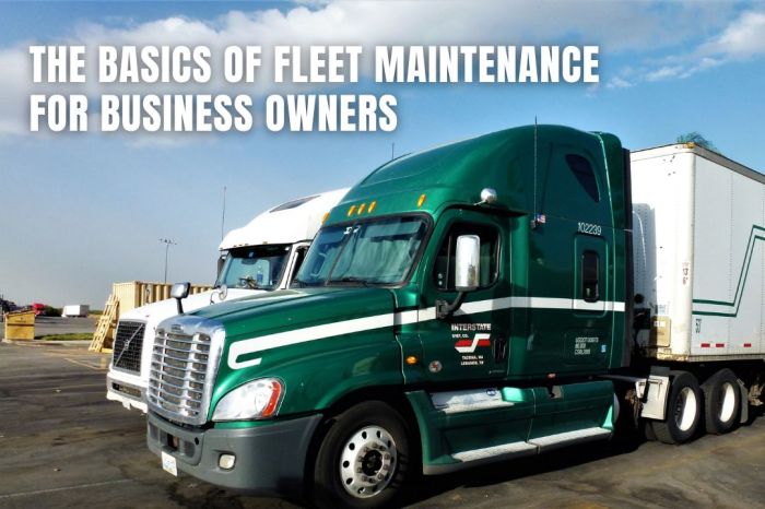Fleet maintenance contracts for diesel trucks