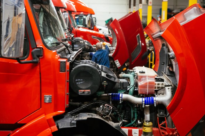 Fleet maintenance contracts for diesel trucks