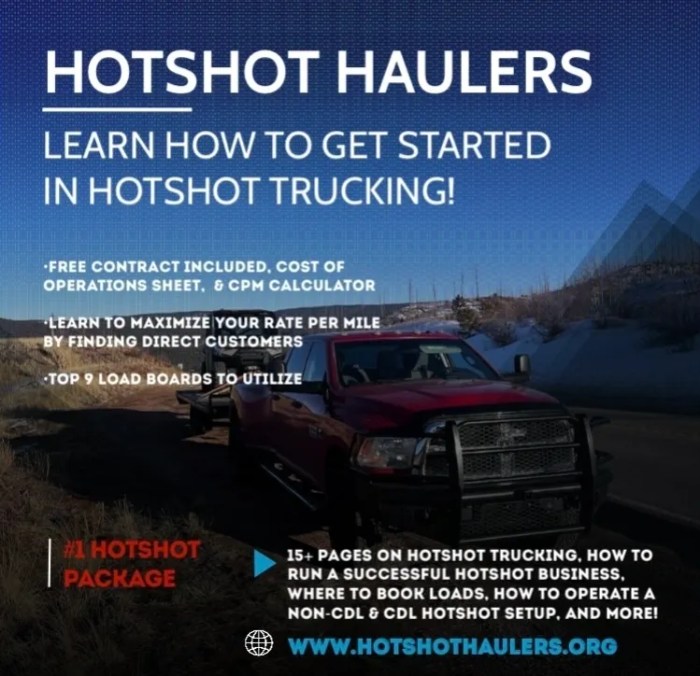 How to start a hotshot trucking business