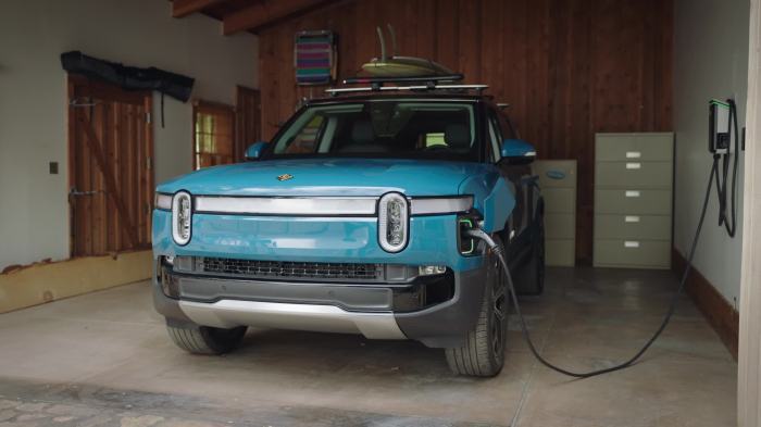 How long to charge a Rivian R1T at home