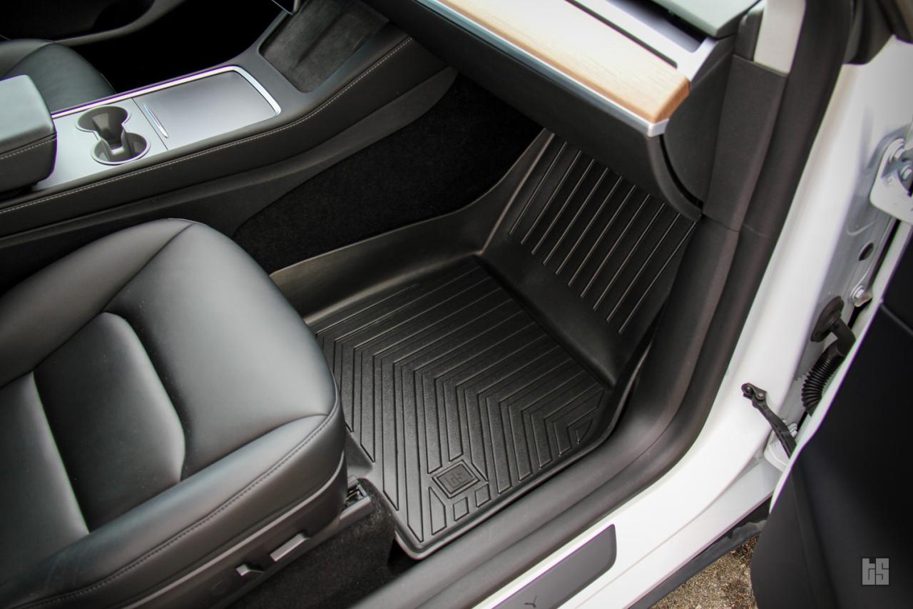 EV-specific floor mats for Tesla Model Y