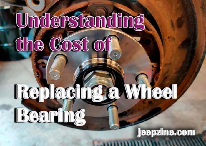 How much to repack wheel bearings?