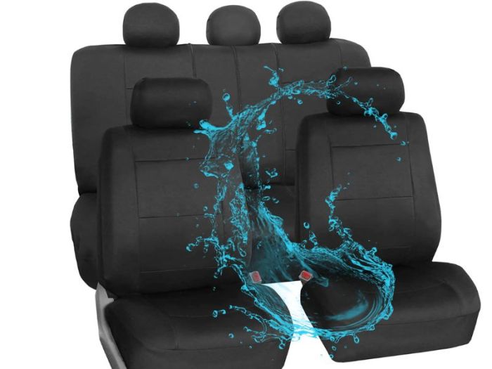 Waterproof seat covers for convertible cars