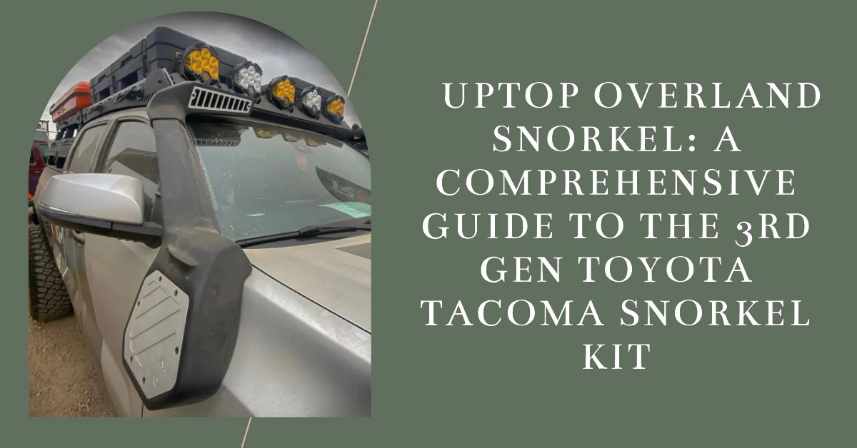 How to install a snorkel on a Toyota Tacoma