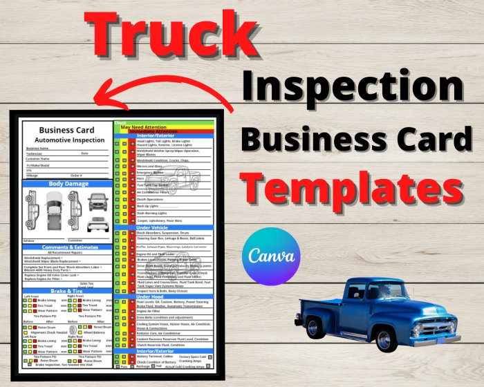 DOT inspection checklist for box trucks 2025