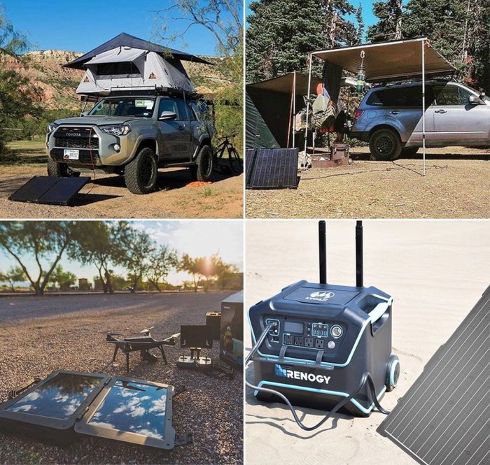 Solar-powered truck camping setups 2025